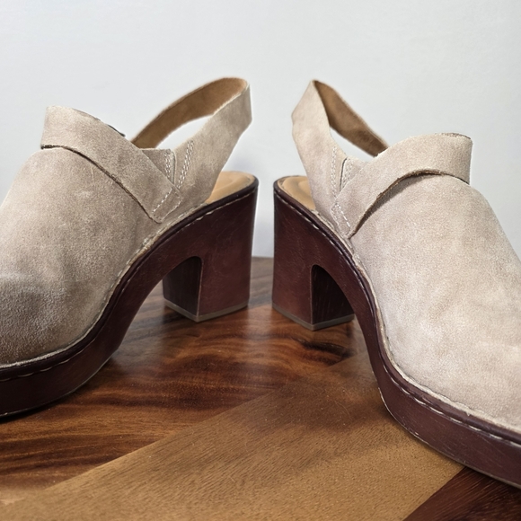 BORN Delvyn Women's Clogs Size 10 Heeled Sandals - Picture 9 of 15